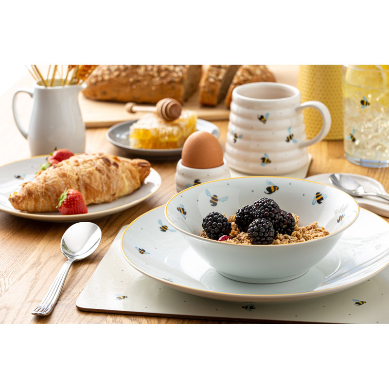 Price & Kensington Sweet Bee 12 Piece Dinner Set, Service for 4